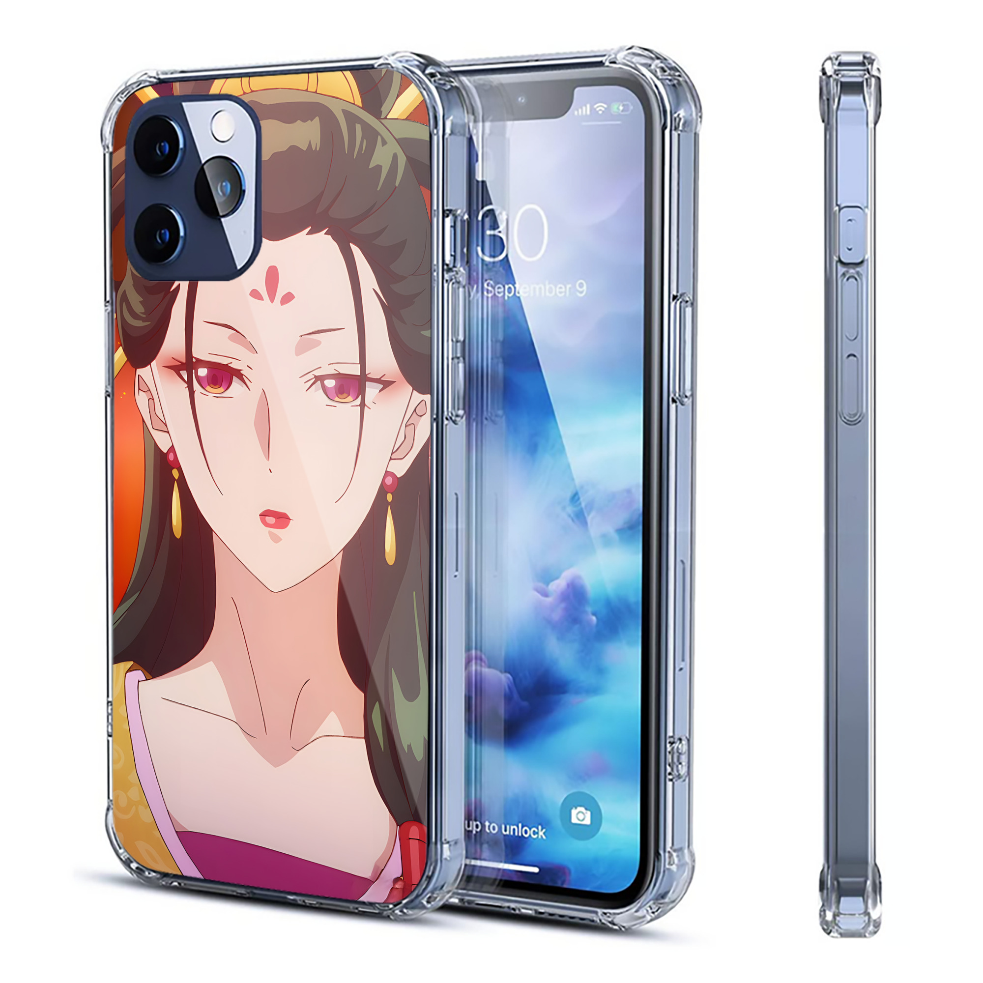 （画像用） 薬屋のひとりごと The Apothecary Diaries 【iPhone 12シリーズ対応】透明スマホケース（クリアソフトケース）